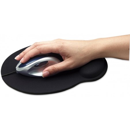 MOUSE PAD GEL NERO CON APPOGGIAPOLSO