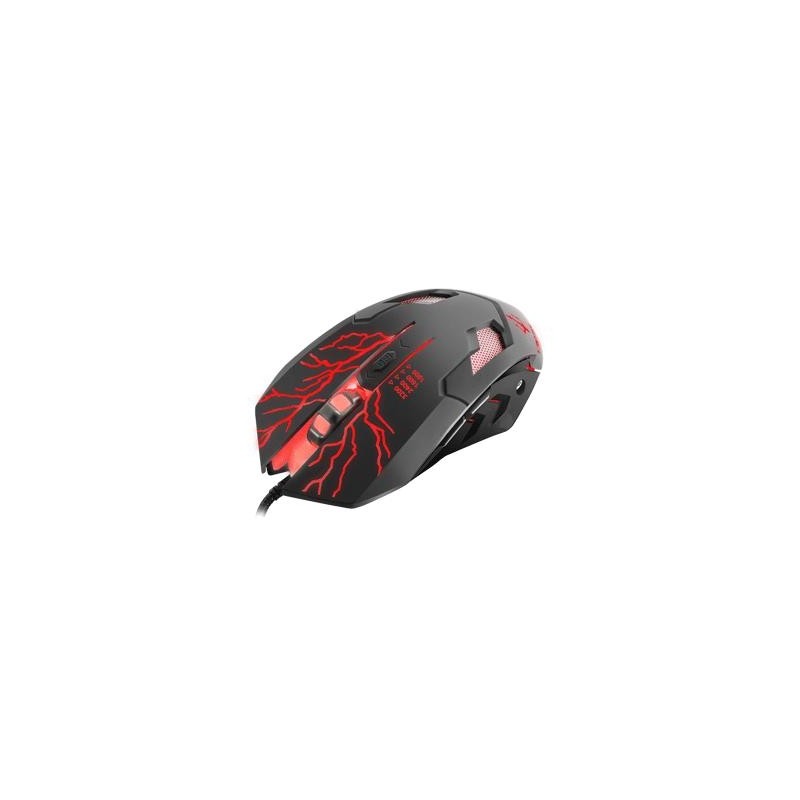 MOUSE GAMING USB ATLANTIS P009-X320 TRITON OTTICO 4 RISOL.PREIMP.-LED MULTIC.- 6 PULS DI SELEZ.