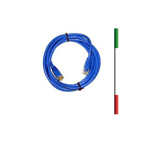 CAVO DI RETE PATCH 1 Mt. RJ45 CAT.6 SSTP