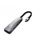 ADATTATORE TYPE_C A HUB+CARD READER ATLANTIS A04-TC_CR+HB -CAVO 10CM-ING: 1XTYPE_C - P1 CARD READER 8IN1 - P2 3X USB3.0