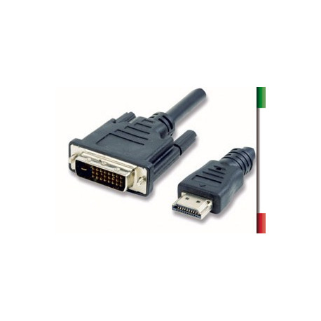 CAVO HDMI/DVI-D 18/24 pin M/M 1.8Mt.