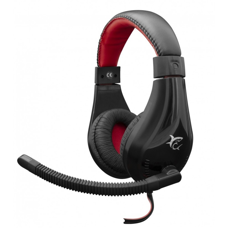 Cuffie Gaming con Microfono Serval Nero Rosso GH2040 con altoparlanti da 40 mm ad alta precisione per un audio stereo ecceziona