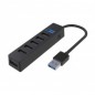 HUB 7  porte USB WIMITECH PHU-1019 ( 6 USB 2.0 + 1 USB 3.0 )