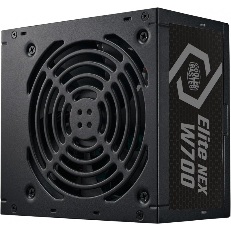 ALIMENTATORE ATX 700W COOLERMASTER ELITE NEX MPW-7001-ACBN-BEU PFC ATTIVO EFFICIENZA -75% 240VAC FAN120MM 140X150X86MM