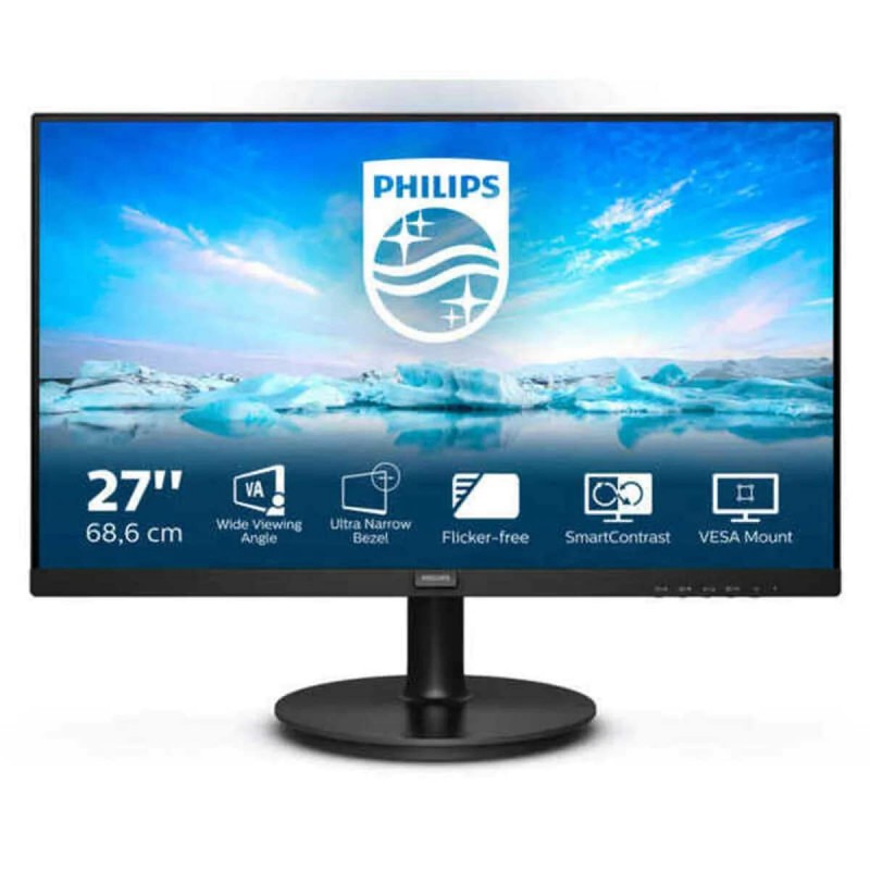 MONITOR PHILIPS LCD VA LED 27" WIDE 271V8LA/00 4MS LOWBLUE MM MULTIMEDIALE FHD 3000:1 BLACK VGA HDMI