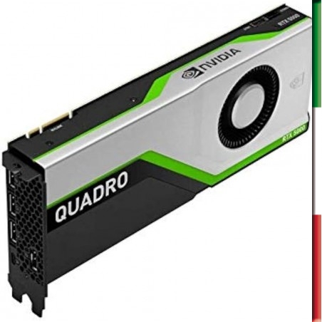 SCHEDA VIDEO NVIDIA QUADRO RTX 5000 16GB GDDR6 ( USATO ) PCIe 3.0 x16 - 4X DISPLAY PORT -