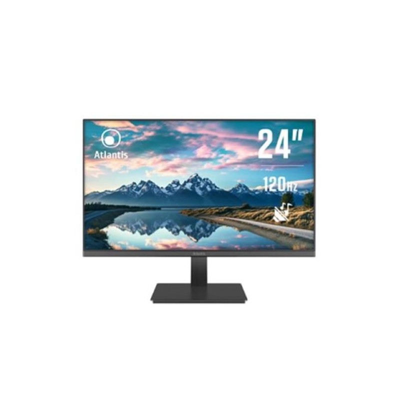 MONITOR (NUOVO ) ATLANTIS LCD IPS LED 23.8" WIDE A05-HE24VF-VHM MM FHD 4000:1 BLACK VGA HDMI VESA FINO