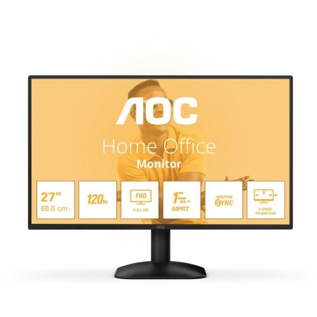 MONITOR AOC ( NUOVO ) LCD IPS 120HZ 27" WIDE FRAMELESS 27B31H 4MS FHD 1500:1 BLACK VGA HDMI VESA