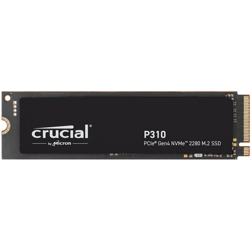 SSD-SOLID STATE Crucial P310 2TB PCIe Gen4 NVMe M.2 2280, fino a 7.100 MB/s, Compatibile con Notebook e PC Desktop, Hard Disk I