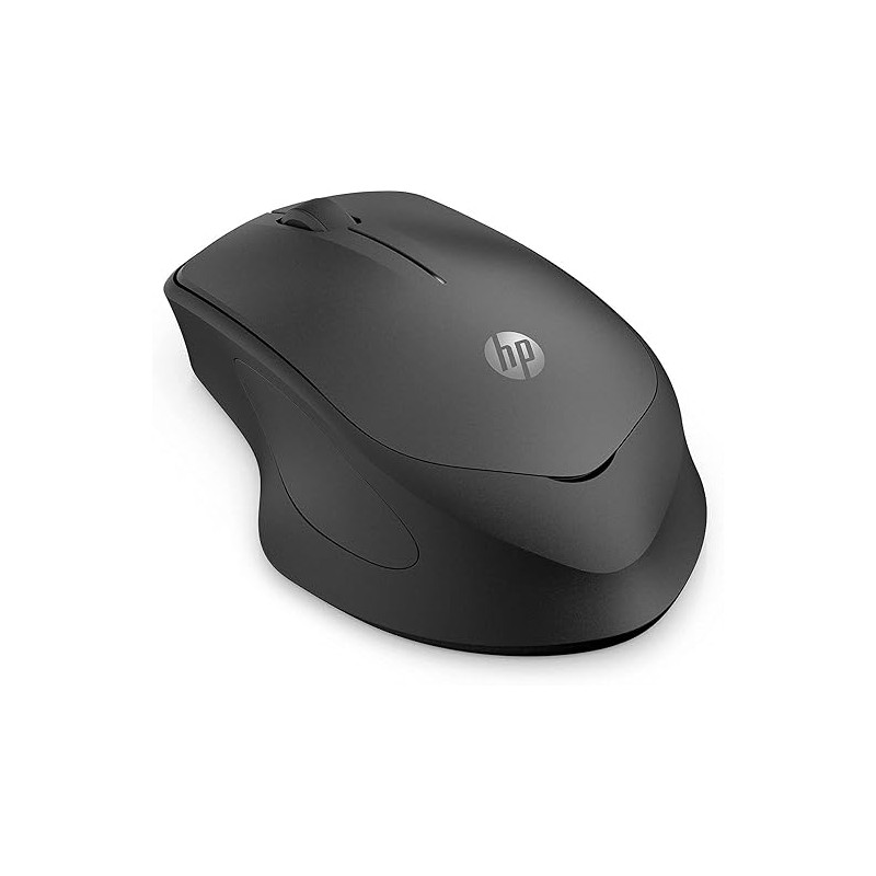 MOUSE HP 280M Mouse Silent Wireless, Tecnologia LED Blu, Riduzione Rumore fino a 90%, 3 Pulsanti, Rotella di Scorrimento, Desig