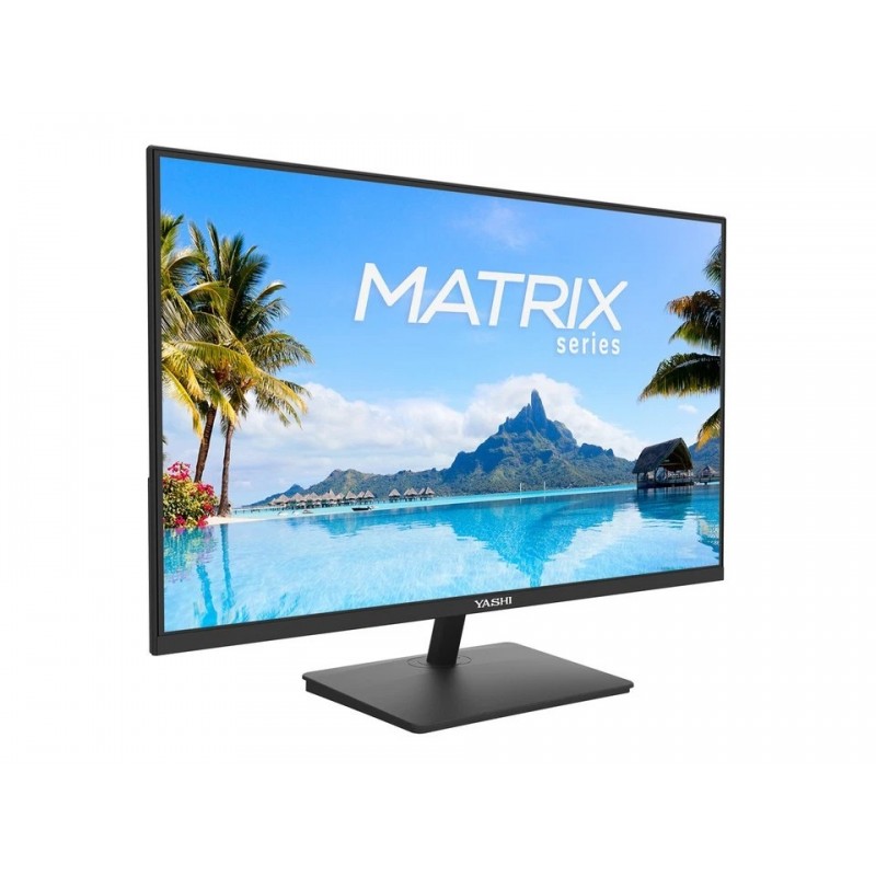 MONITOR ( NUOVO ) YASHI MATRIX YZ2731 27" FHD VA 120HZ 1MS MM 1920X1080 BLACK 300CD/M2 4000:1 VGA HDMI LOWBLUELIGHT VESA 2YOC