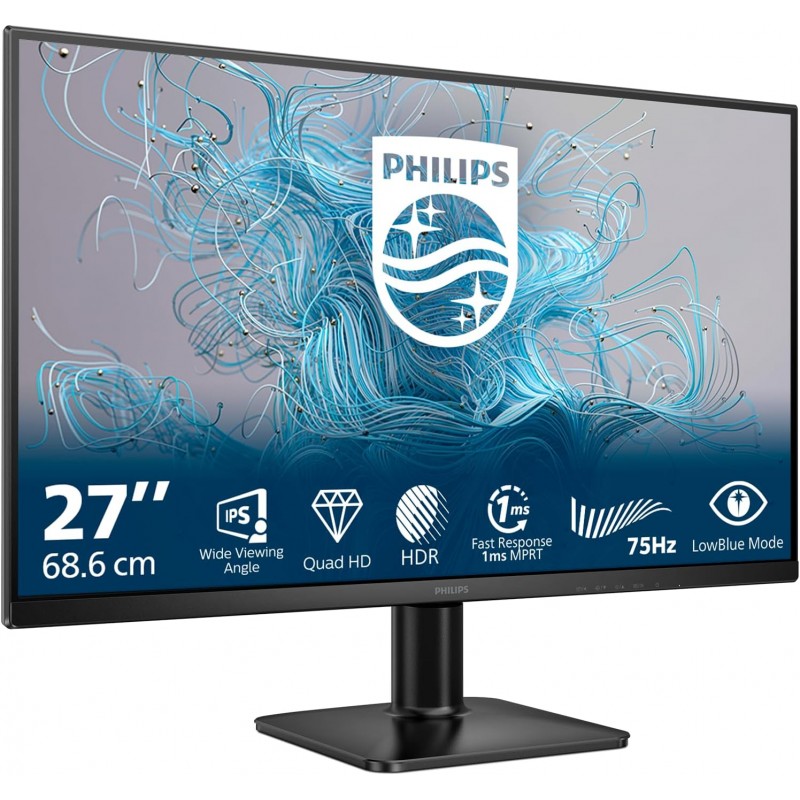 Philips 27E2N1500L 1000 Series LED-Monitor PHILIPS ( NUOVO )68.6 cm (27") - 2560 x 1440 QHD @ 75 Hz - IPS - 1000:1 - HDR10-4 ms