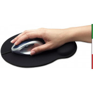 MOUSE PAD GEL NERO CON APPOGGIAPOLSO