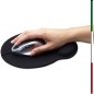 MOUSE PAD GEL NERO CON APPOGGIAPOLSO