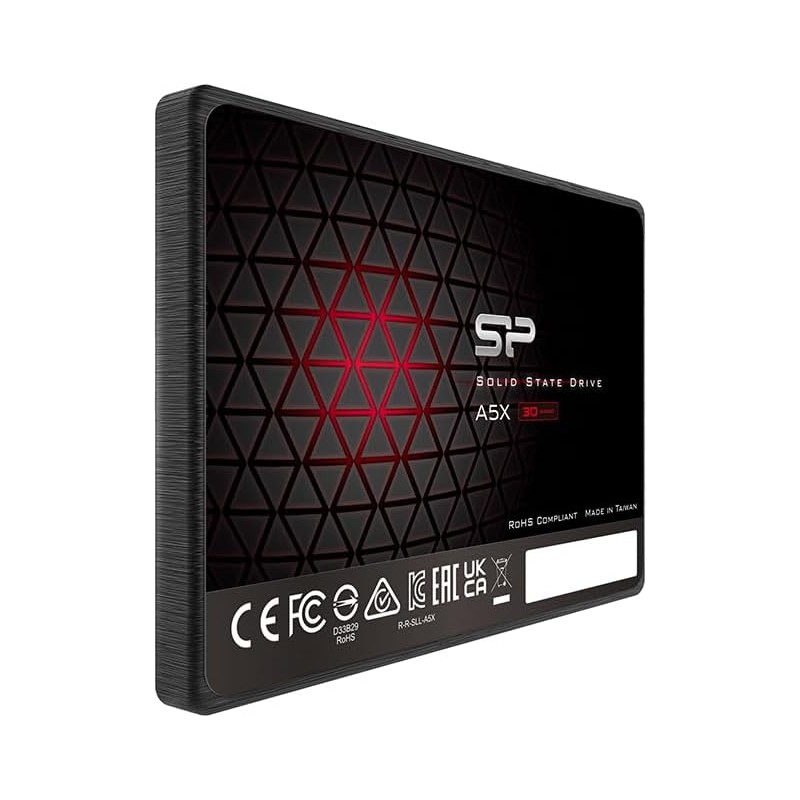 SSD-SOLID STATE DISK Silicon Power 1TB SSD 3D NAND A5X SLC Cache Performance Boost SATA III 2.5" 7mm (0.28") Internal Solid Sta
