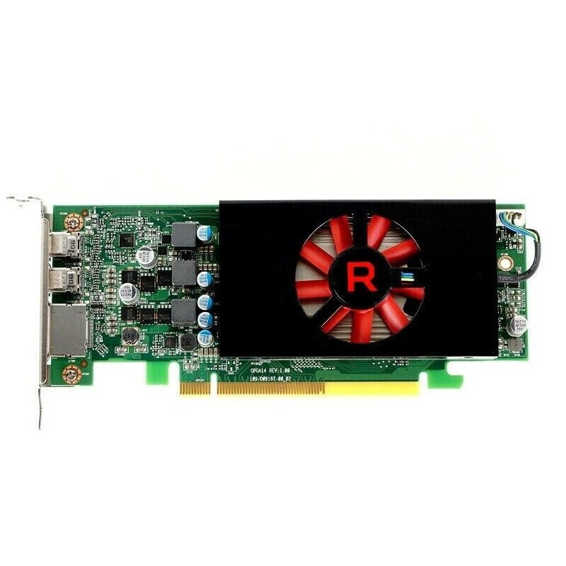 SCHEDA VIDEO ATI RX-550 4GB  LOW PROFILE GDDR5 ( USATO ) PCIe 2xMINI-DP 1xDISPLAY PORT