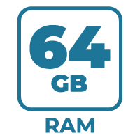 RAM : 64GB DDR4